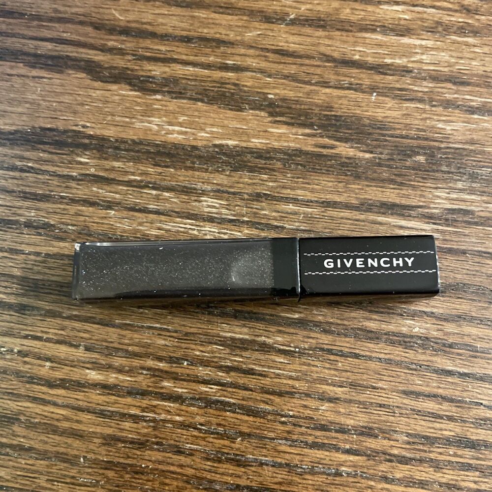 GIVENCHY GLOSS INTERDIT VINYL LIP GLOSS 16 NOIR Revelateur 0.11 oz MINI U/B